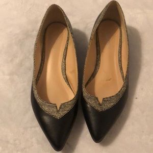 Nine West black dressy flats